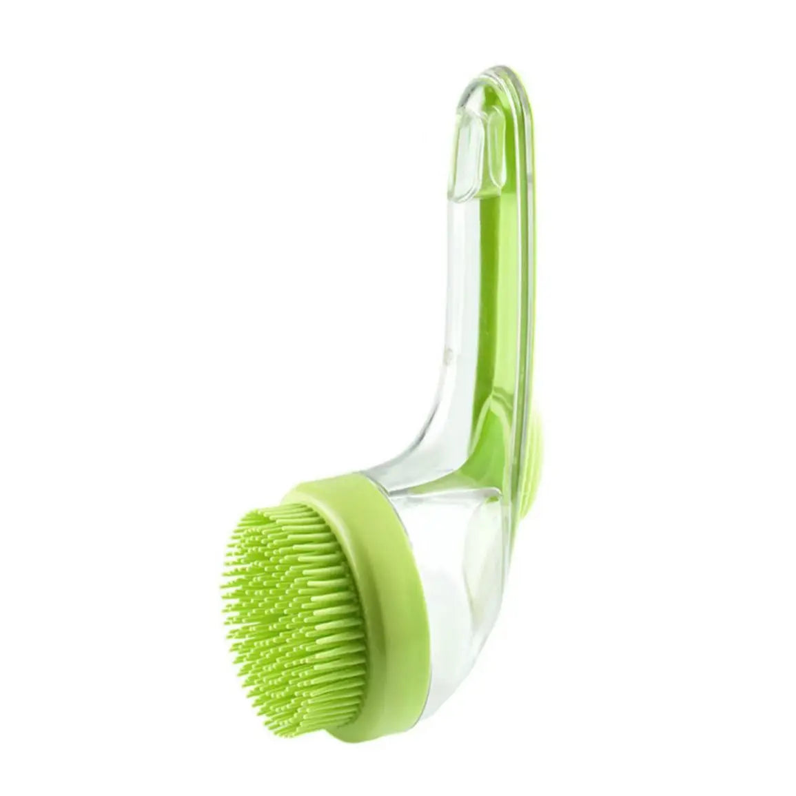  Dual-Function Pet Bathing and Grooming Deshedding Brush with Integrated Soap Dispenser, 8In×3In×4In, Gentle Massage Tool for Dogs and Cats, Enhances Coat Care and Bathing Experience, Promotes Blood Circulation